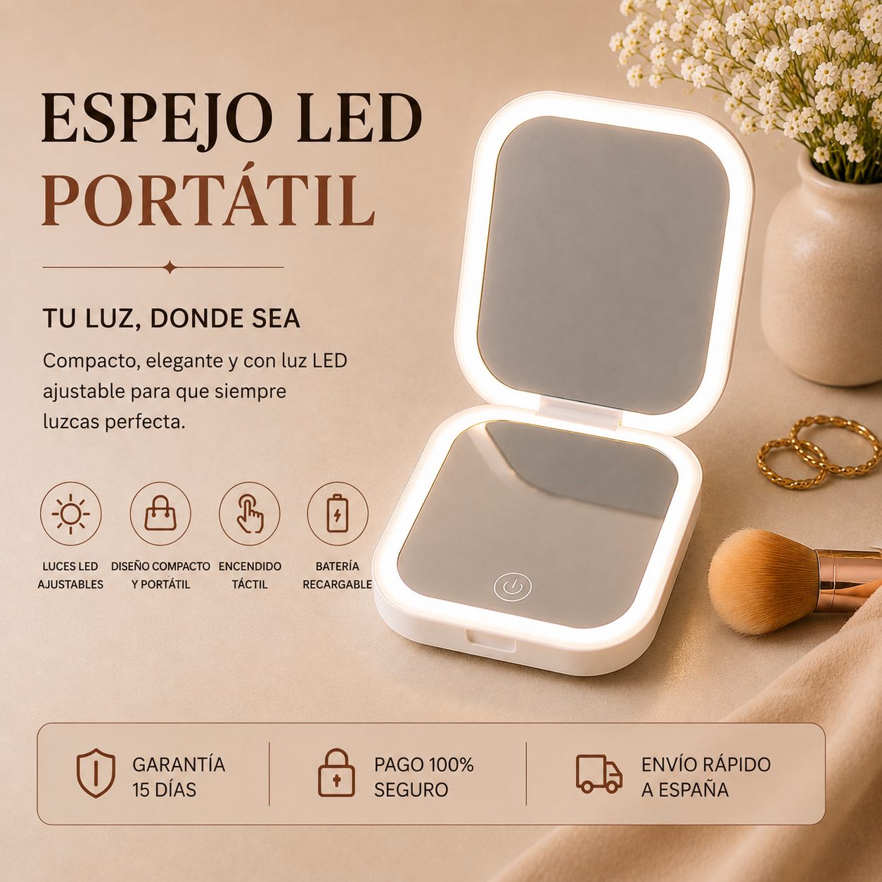 Espejo LED GlowLite