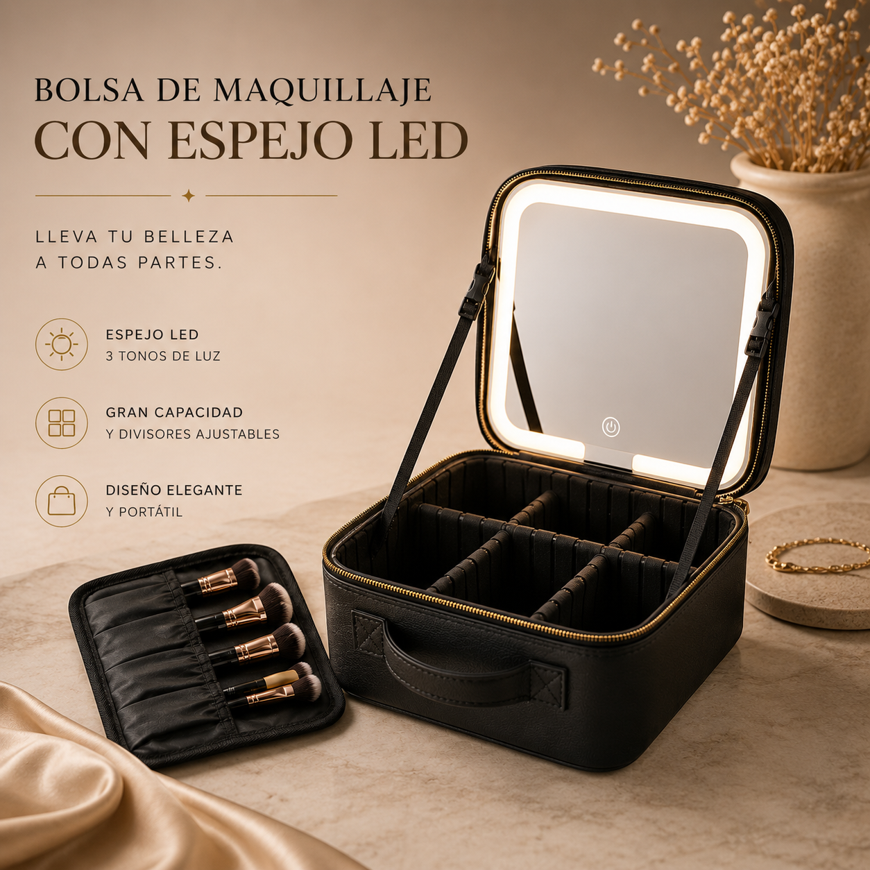 Estuche de maquillaje BeautyVault
